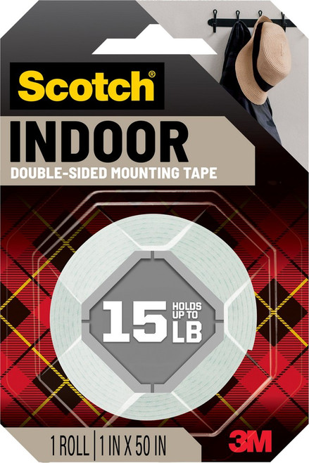 3M 114S 1" x 50" Scotch Indoor Mounting Tape 3M 114S 1" x 50" Scotch Indoor Mounting Tape