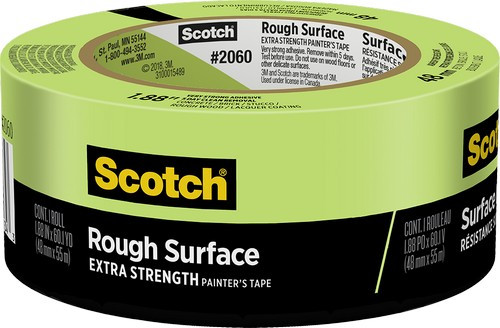 3M 2060-48MP 1.88" x 60yd (48mm) Scotch Rough Surface Painters Tape