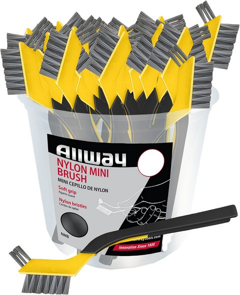 Allway NMB Nylon Mini Wire Brush 25/Bucket
