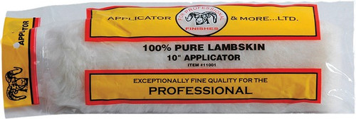 Applicators & More 11001 10" Lambskin Floor Finish Applicator (Block & Pad)