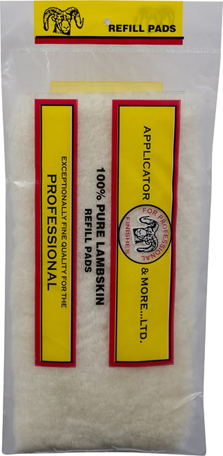 Applicators & More 11202 12" Lambskin Refill Pad