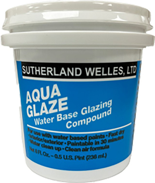 Aqua-Glaze AQG08 1/2pt Fast Dry Water Based Glazing Compound