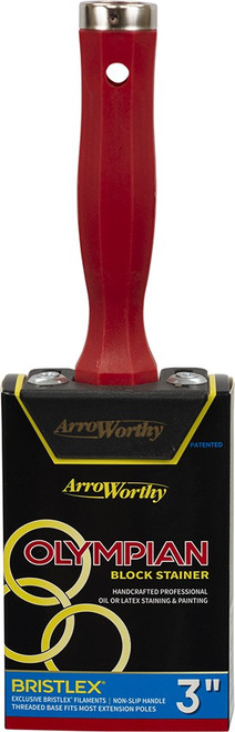 ArroWorthy 1095 3" Olympian Bristlex Stain Brush