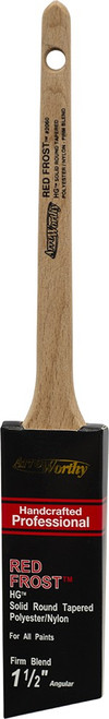 ArroWorthy 2060 1-1/2" Red Frost Rattail Square End Angle Sash Paint Brush