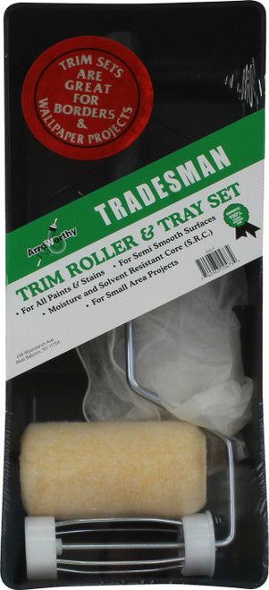 ArroWorthy 4SS-P Tradesman Trim Roller & Plastic Tray Set