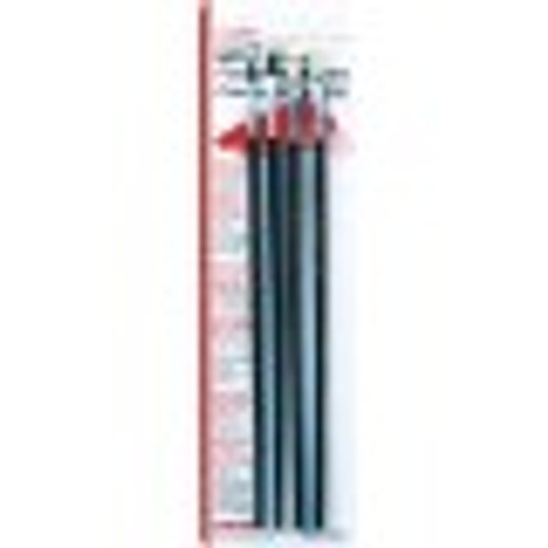 ArroWorthy A444 4-Piece Assorted Red Sable Artist Brush Set