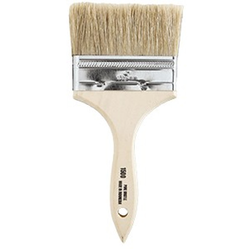 Arroworthy #1500 4" White China Bristle Chip Brush