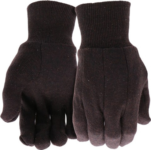 Boss B61061-L2P Lrg Brown Jersey Glove (2 pair pack)