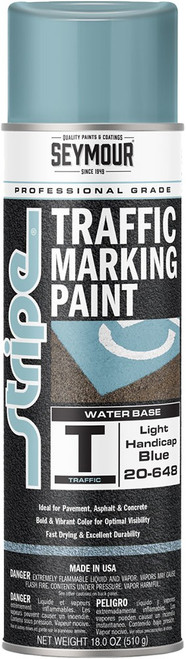 Seymour 20-648 20 oz. Handicap Blue Traffic Marker Spray
