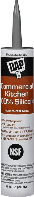 DAP 08660 9.8oz Stainless Steel Commercial Kitchen 100% Silicone - Food Grade