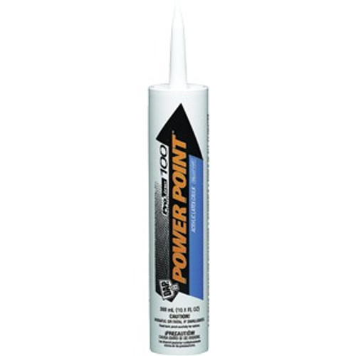DAP 18700 10oz White Power Point 100 Acrylic Latex Caulk