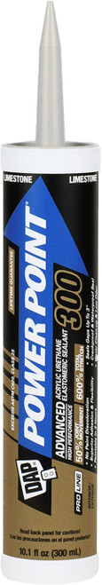 DAP 18938 10oz Limestone Power Point 300 Acrylic Urethane Elastomeric Sealant