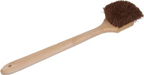 DQB 11652 20" Palmyra Utility/Pot Scrub Brush Wood Handle