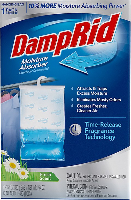 Damp Rid FG80FSSB Moisture Absorber Hanging Bag - Fresh Scent (1pk) Damp Rid FG80FSSB Moisture Absorber Hanging Bag - Fresh Scent (1pk)