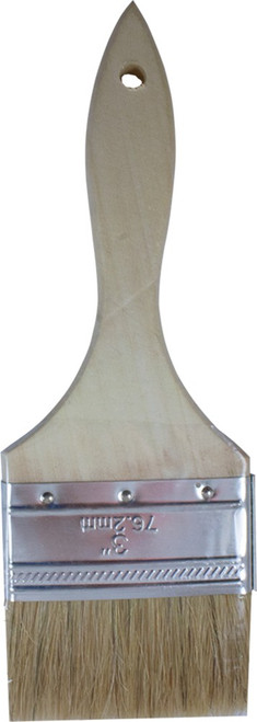 Dynamic 00030 3" White Bristle Double Thick Chip Brush