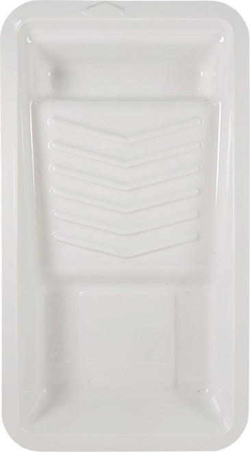 Dynamic 00185 7" (177mm) White Plastic Deep Well Paint Tray