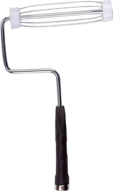 Dynamic 00279 7" x 5/16" Shank 5-Wire Professional Roller Frame w/Black Handle