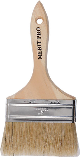Dynamic 00490 4" White Bristle Chip Brush