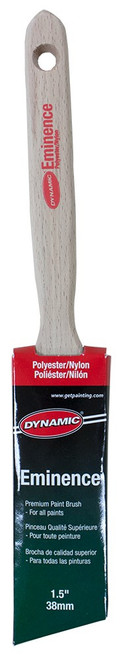 Dynamic 87704 1-1/2" (38mm) Eminence Angled Sash Nylon Polyester Paint Brush