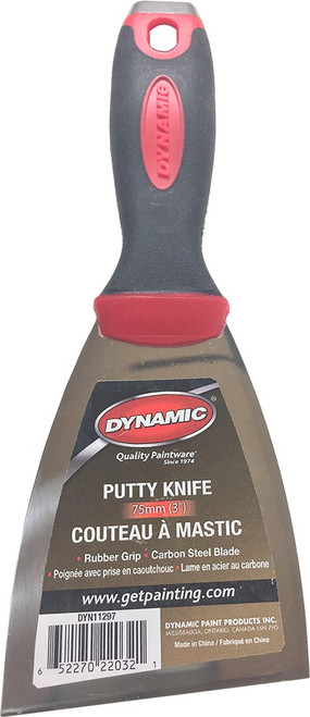 Dynamic DYN11297 3" Ergonomic Flex Putty Knife w/Hammer Cap