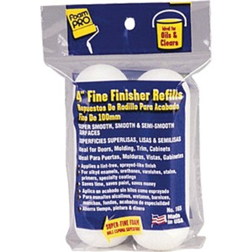 FoamPRO 165 4" Fine Finish Mini Paint Roller Refill (2pk)