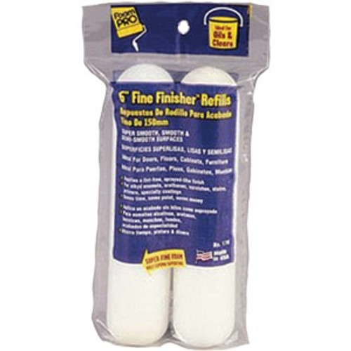 FoamPRO 176 6" Fine Finish Mini Paint Roller Refill (2pk)