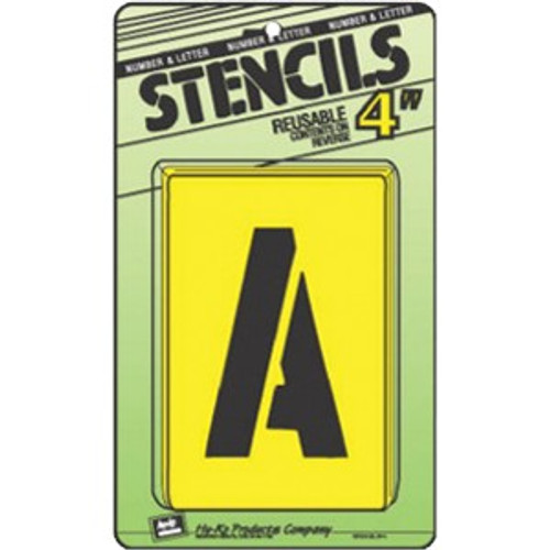 Hy-Ko ST-4 4" Number Letter & Symbol Stencils