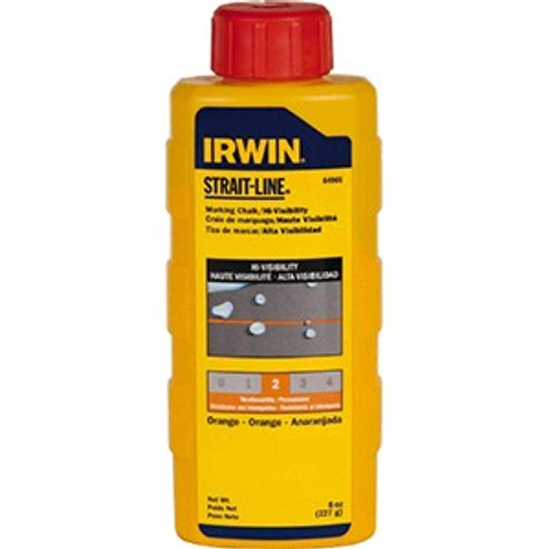 Irwin 64902 8oz Red Strait-Line Permanent Chalk Refill