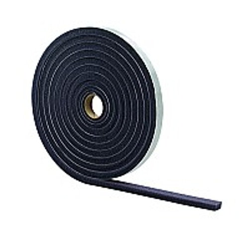 M-D 02071 1/2" x 1/4" x 17' Gray Low Density Foam Tape Open Cell