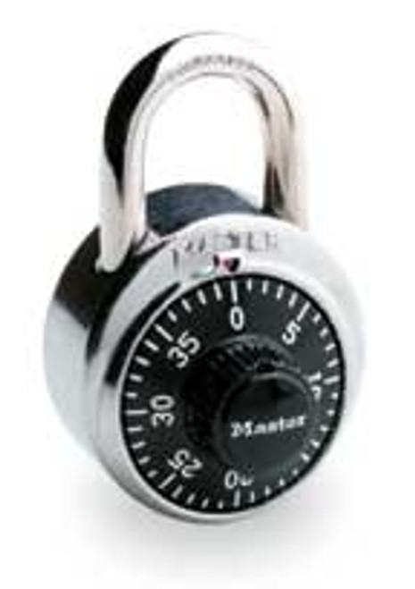 Master Lock 1500D No.1500 Steel Combination Padlock Black Dial