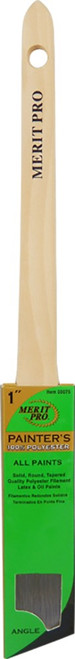 Merit Pro 00075 1" Painters Professional Angle Rat Tail Brush