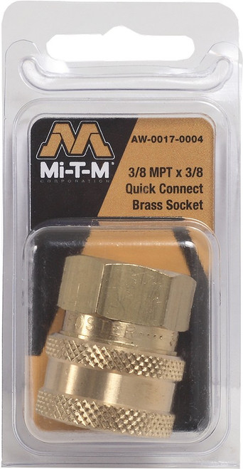 Mi-T-M AW-0017-0004 3/8" Female x 3/8" Socket - Packaged