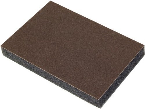 Norton 00950 3" x 4" x 1/2" 100 Flexible Sanding Sponge Bulk - Non UPC (108/pk)