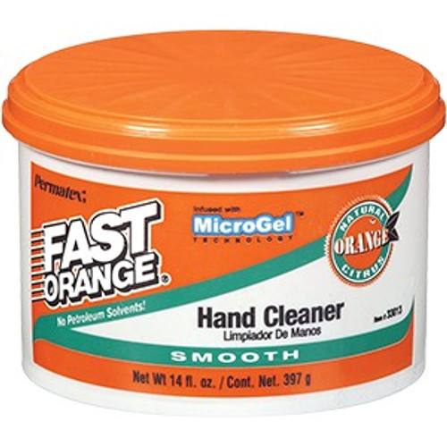 Permatex 33013 14oz Fast Orange Hand Cleaner Smooth Cream Formula Tub