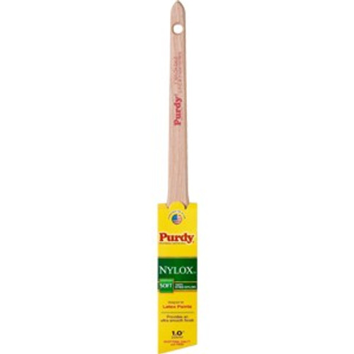 Purdy 144080210 1" 100% Dyed Nylon Soft Nylox Dale Angular Paint Brush