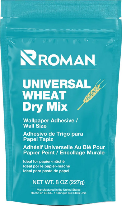 Roman 09701 8oz Universal Wheat Wallpaper Paste/Wall Size Adhesive (Dry Mix) Roman 09701 8oz Universal Wheat Wallpaper Paste/Wall Size Adhesive (Dry Mix)