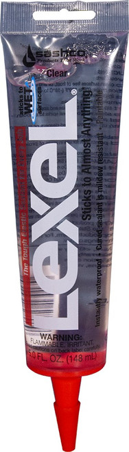 Sashco 13017 Lexel Clear 5 oz Squeeze Tube Lower VOC- California
