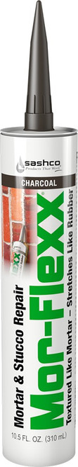 Sashco 15040 Charcoal 10.5 oz Mor-Flexx Mortar & Stucco Repair cartridge