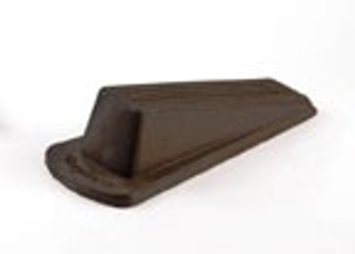 Shepherd 9133 Brown HD Rubber Wedge Doorstop 6/pk