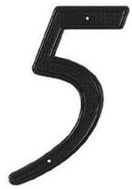 Stanley National S579-941 #5 4" Cast Brass House Number