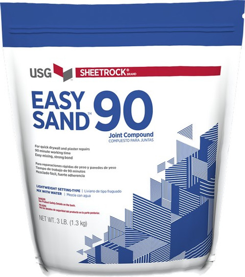 USG 384025006 3lb Bag Easy Sand 90 Min Joint Compound Powder