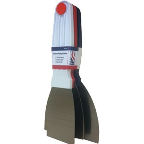Warner 10829 180 Line Promo Pack Putty Knives 3Pc