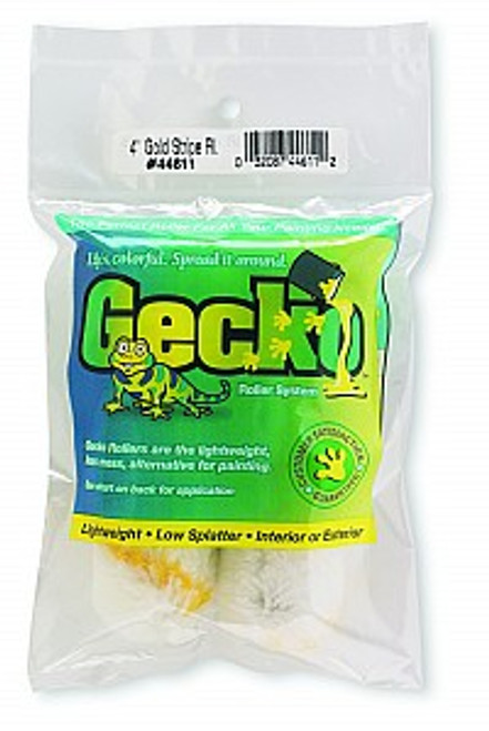 Whizz 44611 4" Gecko Gold Stripe Mini Roller 2Pk