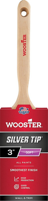 Wooster 5220 3" Silver Tip Soft Flat Sash Paint Brush