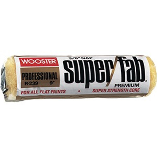 Wooster R774 Bulk Pack of R239 9" x 3/8" Nap Super/Fab Roller Cover (100/pk)