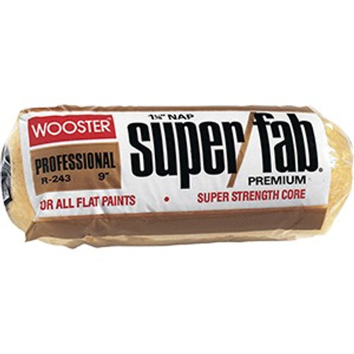 Wooster R778 Bulk Pack of R243 9" x 1-1/4" Nap Super/Fab Roller Cover (50/pk)