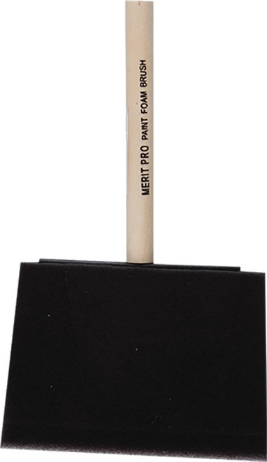 Merit Pro 00515 4" Foam Brush - 40ct. Case