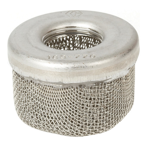 1" Graco 181072 Graco Inlet Strainer, SST Cap Double Screen