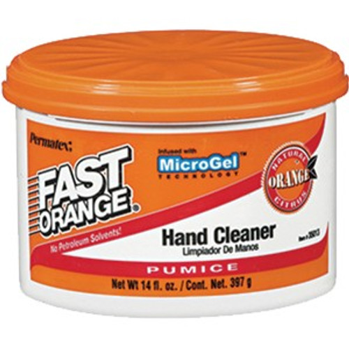 Permatex 35013 14oz Fast Orange Cream Hand Cleaner w/Pumice Tub