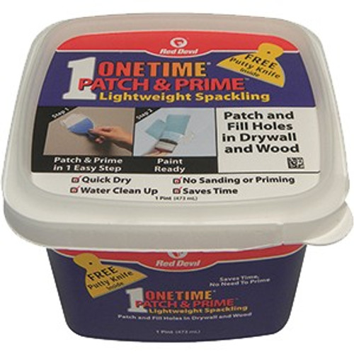Red Devil 0540 pt Onetime Patch & Prime Lightweight Spackling